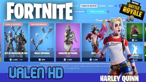 ESPERANDO NUEVA TIENDA DE FORTNITE HOY DIA 7 2 Skin HARLEY QUINN