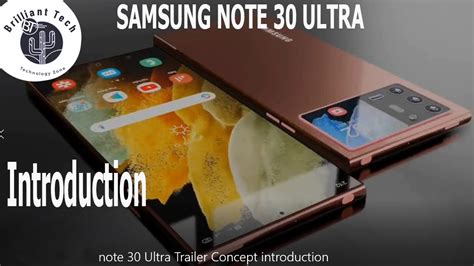 Samsung Galaxy Note 30 Ultra Trailer Concept Introduction Youtube