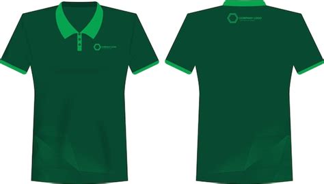 Mockup De Camiseta Verde Vector Gratuito Vector Premium