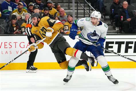 The Stats Behind The Game Canucks 3 Golden Knights 1 The Hockey