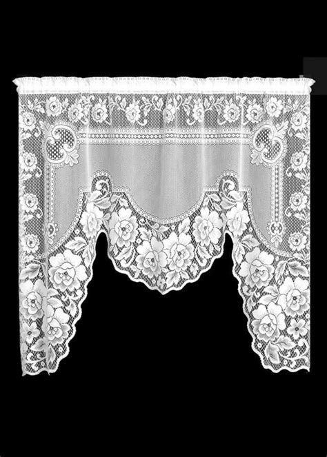 Victorian Rose One Piece Swag In 2022 Heritage Lace Victorian Rose Victorian Valances