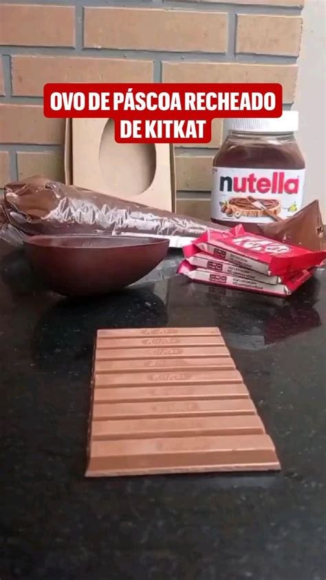 Aprenda a fazer Ovo de Páscoa recheado de KitKat e tenha uma renda