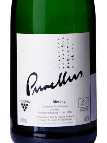 Rita Rudolf Trossen Purellus Pet Nat Riesling Vivino US