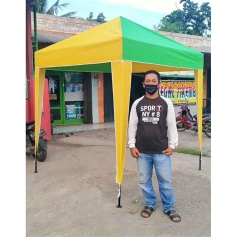 Jual TENDA CAFE FULL SET UKURAN 2X2 SISTEM BONGKAR PASANG WATERPROOF