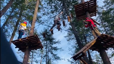 Canyon Edge Challenge Course Here Golden Skybridge BC Canada YouTube