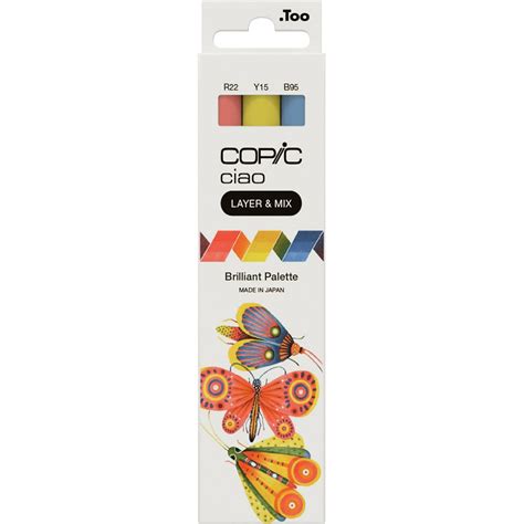 Copic Marker Ciao Layer Mix Set Stk Brilliant Tegne No