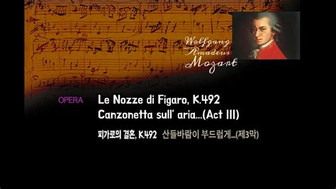 K Le Nozze Di Figaro K