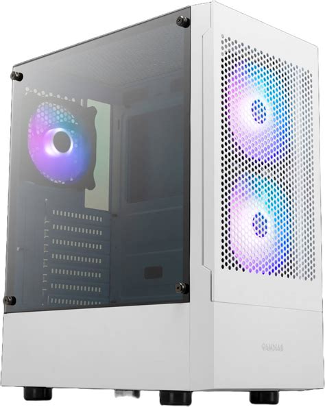 GAMDIAS TALOS E3 MESH RGB ATX Mid Tower PC Case Tempered Glass Panel