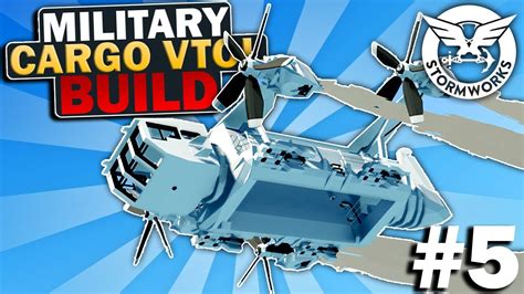 We Can Now Fly Our Military Futuristic Vtol Build In Stormworks