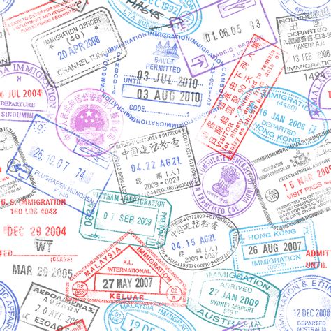 085_Passport_stamps_texture | Stoked For Travel