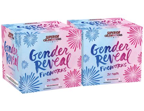 Gender Reveal Fireworks Set Free Shipping Superior Celebrations