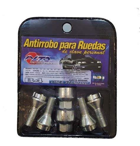 Tuercas Bulones De Seguridad Antirrobo Vehicular Antirrobos Ruedas