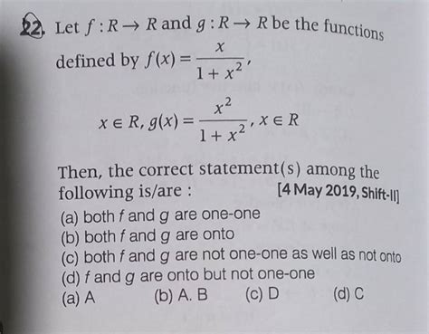 Let Fr→r And Gr→r Be The Functions Defined By Fx1x2x X∈rgx1x