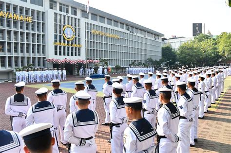 Lantamal Iii Jakarta Gelar Upacara Bendera Dalam Rangka Hut Ke