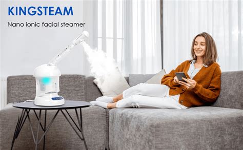 Kingsteam Facial Steamer Ozone Steamer With Extendable Arm