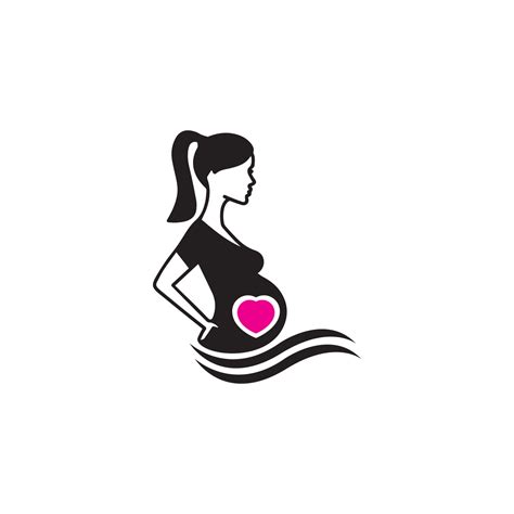 Pregnant Logo Template Vector Icon Illustration Design 11322334 Vector