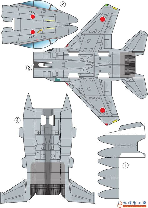 Printable 3d Paper Airplane Templates