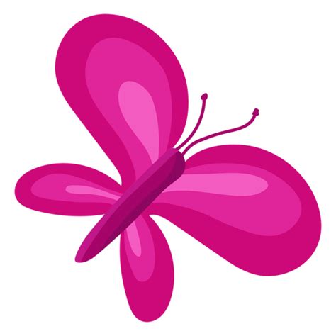 Diseño Png Y Svg De Vector De Mariposa De Jardín Rosa Para Camisetas