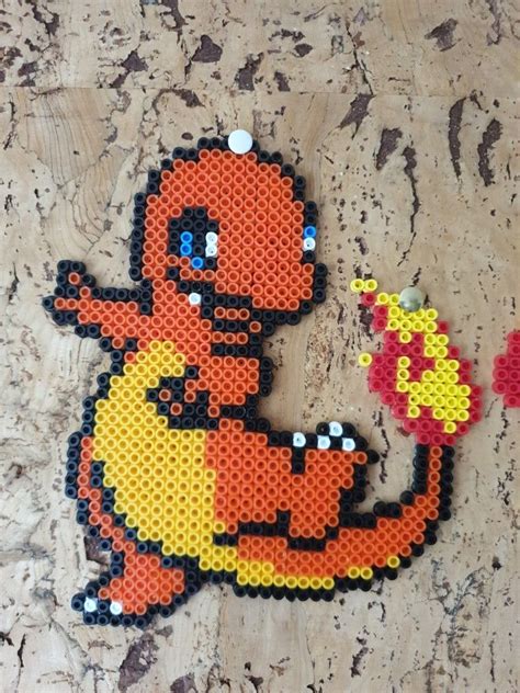 Charmander Hama Beads Pixel Art Pokemon Pearler Bead Patterns Hama