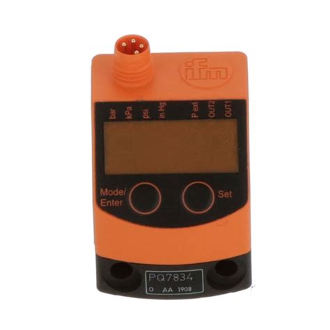 Ifm Efector Pq Pneumatic Pressure Sensor To Bar G