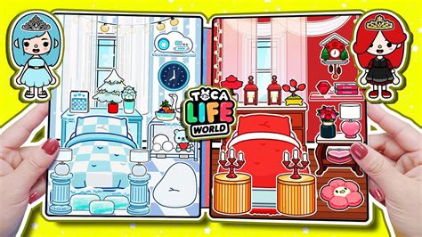 Toca Life World Quiet Book Frozen Vs Fire In Quiet Book Youtube