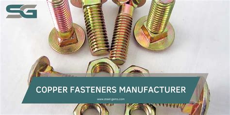 Top Copper Fastener Manufacturer Supplier In India Steel Gems