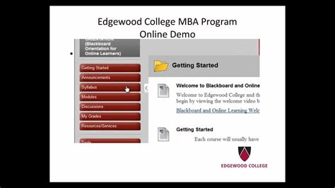 Edgewood College Mba Program Webinar Youtube