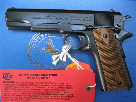 Colt 1911 Anniversary 45 Wwi Reproduction 1918 For Sale