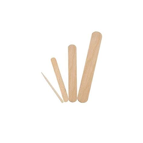 déliKtess Spatules jetables en bois pour lépilation 4 formats