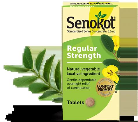 Senokot® Regular Strength Laxative Gentle And Overnight Relief From