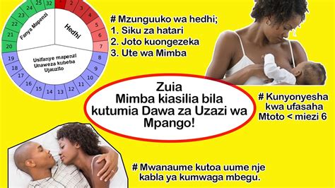 Jinsi Ya Kuzuia Kupata Mimba Bila Kutumia Dawa Za Uzazi Wa Mpango Je