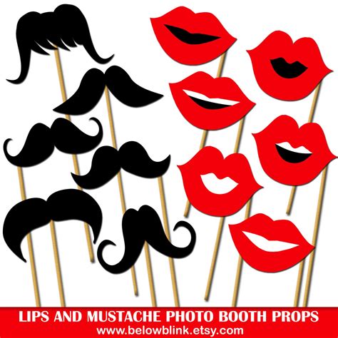 Lips Template Photo Booth