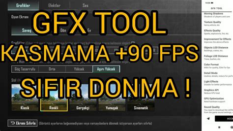 GFX TOOL EN İYİ AYARLAR BUNLARI YAP YENİLMEZ OL PUBG MOBİLE YouTube