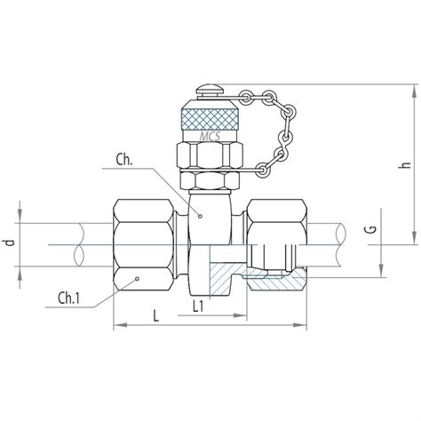 Mittausliitin T Haara M 16x2 L8 Hydrauliikkakauppa Fi