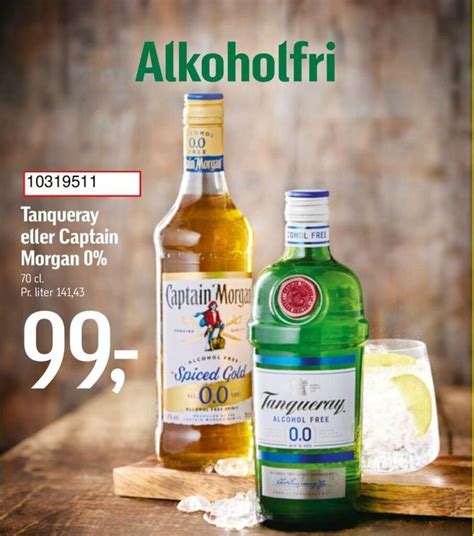 Tanqueray Eller Captain Morgan Tilbud Hos F Tex