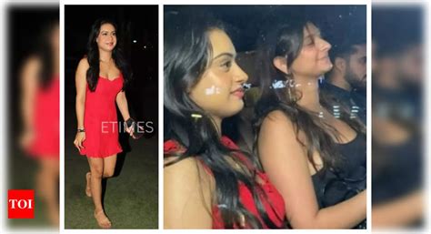 Nysa Devgn Looks Ravishing In Red As She Goes Out And About In The City