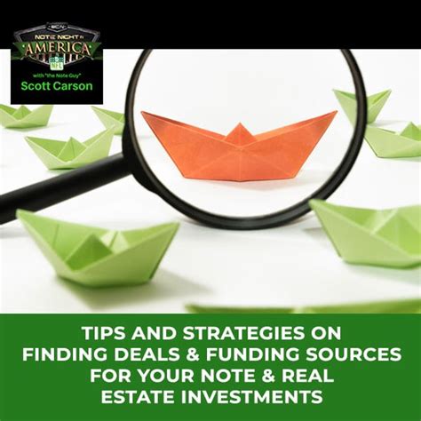 Ep Nna 84 Tips And Strategies On Finding Deals And Funding Sources For