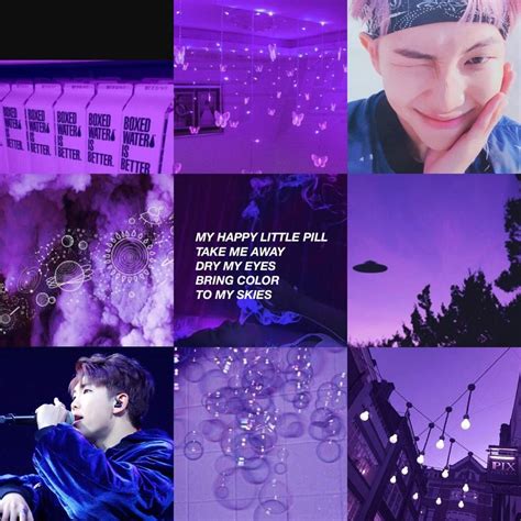 Purple Bts Ocean Aesthetic Wallpapers Wallpaper Cave