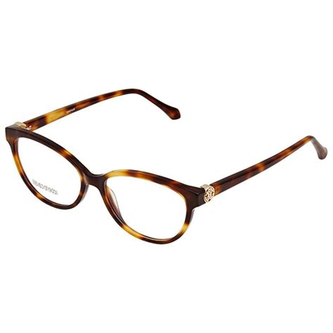 Mua Kính Mắt Cận Roberto Cavalli Ladies Tortoise Round Eyeglass Frames Rc507205254 Màu Nâu