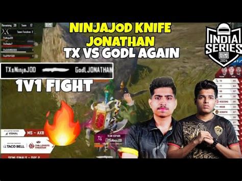 Tx Ninjajod Knife Godl Jonathan V Fight With Windgod And Godlike