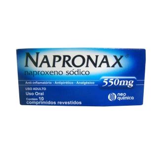 NAPRONAX 550MG 10 COMPRIMIDOS Drogão Super