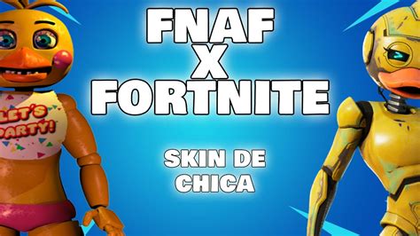 Skin De Chica De Fnaf En Fortnite Juego Con Ella Fnaf X Fortnite Youtube