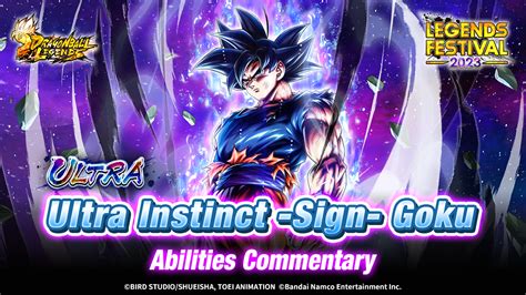 Ultra Ultra Instinct Sign Goku Abilities｜news｜dragon Ball Legends