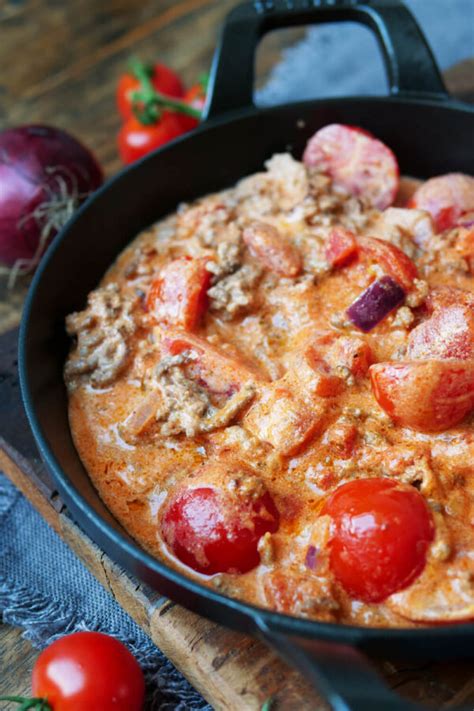 Nudel Hackfleisch Pfanne Schnell Und Einfach