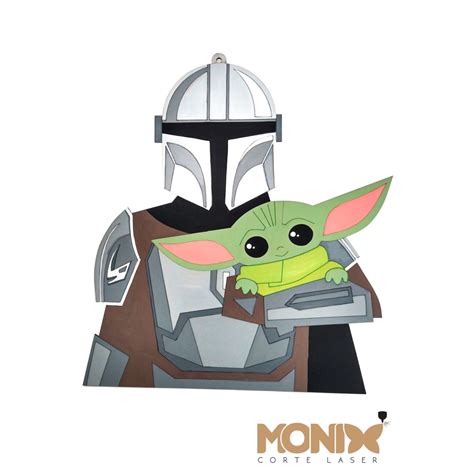 The Mandalorian & Baby Yoda (Grogu) | Star wars art drawings, Star wars ...