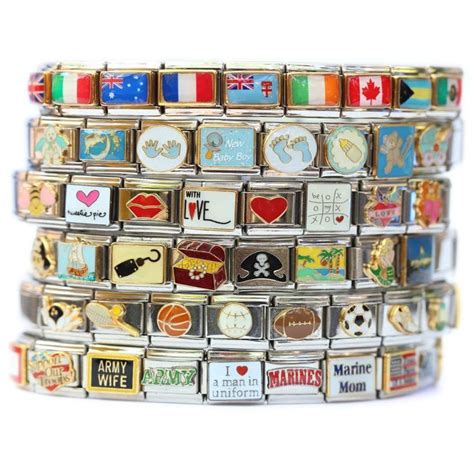 Assorted Italian Charms Create Custom Mm Charm Bracelets