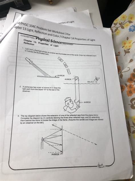 Reflection Refraction Diffraction Worksheets Library