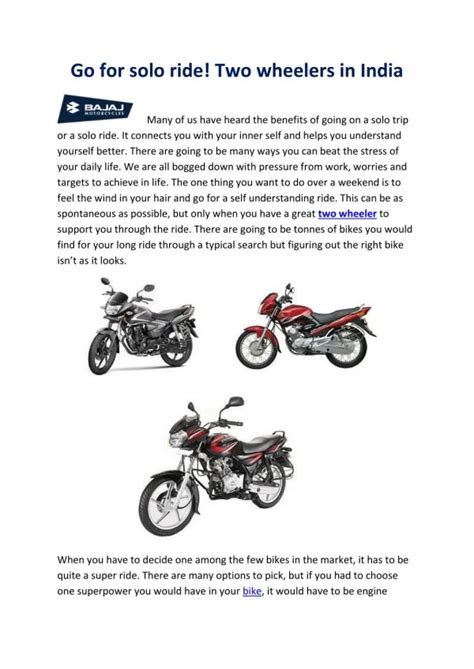 Ppt Two Wheelers Powerpoint Presentation Free Download Id1397570