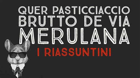 Quer Pasticciaccio Brutto De Via Merulana I Riassuntini Youtube