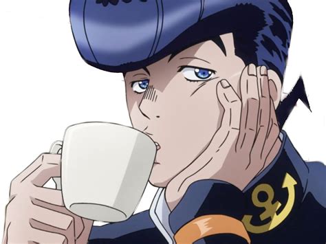 Download Sticker Kikoojap Jojo Partie 4 Diamond Is Unbreakable Josuke Higashikata Drinking